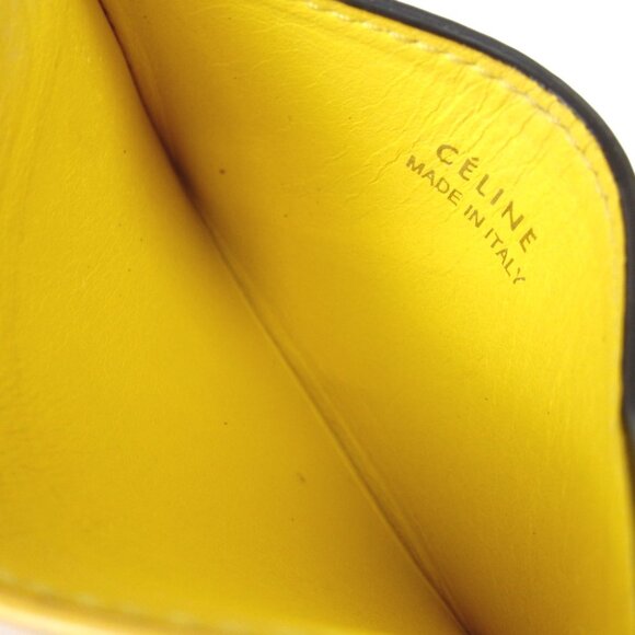 Authentic CELINE Card Case leather [Used] - Picture 6 of 13